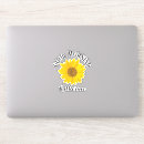 Search for bright yellow flower stickers Cheerful
