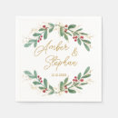 Search for christmas table napkins Watercolor