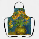 Search for flower vase aprons Vincent van gogh