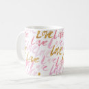 Search for pastel pink glitter mugs Gold