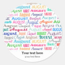 Search for birthday month stickers Rainbow