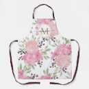 Search for purple flower pattern aprons Roses
