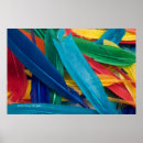Recherche de plumes jaunes posters Rouge