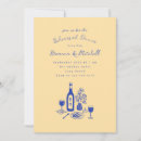 Search for blue rehearsal dinner invitations Whimsical