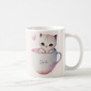 Search for cat with balloon mugs Cartoon