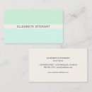 Recherche de menthe pastel cartes visite Simple