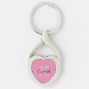 Search for heart letter keychains Girly