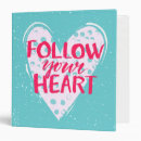 Search for follow binders Follow your heart