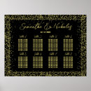 Search for black gold wedding seating charts Script