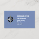 Search for ride share business cards Simple