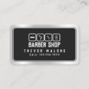 Recherche de gris foncé cartes visite Logo