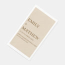 Search for modern wedding napkins Stylish