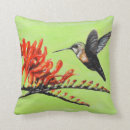 Recherche de colibri coussins Rouge