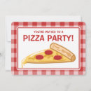 Recherche de pizza mignonne invitations Fête de pizza