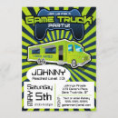 Search for video game truck birthday invitations Xbox