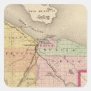 Search for map of michigan stickers Lithographed