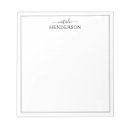 Search for name notepads Formal