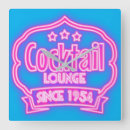 Search for neon bar clocks Cocktail