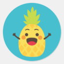 Search for funny pineapple stickers Kawaii