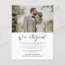 Search for postcard wedding reception invitations Elegant