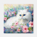 Search for pink cats magnets Flowers