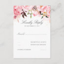 Search for pink floral rsvp cards Response