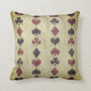 Search for playing cards pillows Red and black