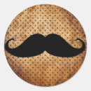Recherche de moustache noire autocollants Rétro