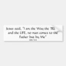 Search for said bumper stickers Jesus