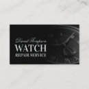 Search for watch business cards Black