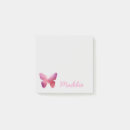Recherche de butterfly post its Girly
