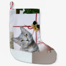 Search for tabby cat christmas stockings Xmas