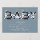 Search for rustic baby boy shower invitations Dusty blue