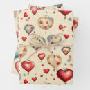 Search for vintage valentines day wrapping paper Elegant