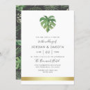 Search for tropical foliage wedding invitations Summer