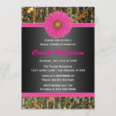 Recherche de pink and black invitations Rose