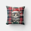 Search for christmas cat pillows Santa