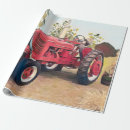 Search for red tractor wrapping paper Country