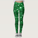 Search for sparkly green leggings Faux glitter