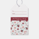 Search for floral gift tags Poinsettia
