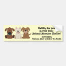 Search for animal rescue bumper stickers Adopt
