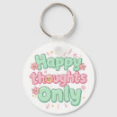 Search for positive thoughts keychains Self care