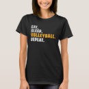 Search for eat sleep volleyball tshirts Vintage
