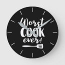 Recherche de humour de cuisine horloges Chef