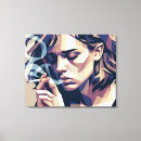 Search for vector canvas prints Woman