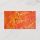 Search for maple leaf business cards Orange