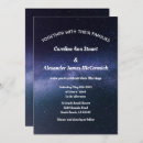 Recherche de starry night wedding invitations Élégant
