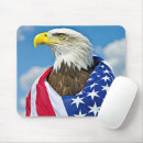 Search for red eagle mousepads Patriotic