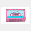 Search for retro cassette stickers Music