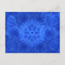 Search for jewish symbol postcards Blue